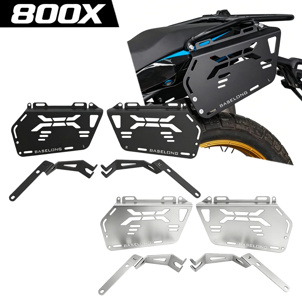 

Luggage Rack Side Bag For KOVE 800X Rally GT Pro 2024 - 2026 2027 Rear Saddlebag Support Mounting Side Box Bracket Mount Holder