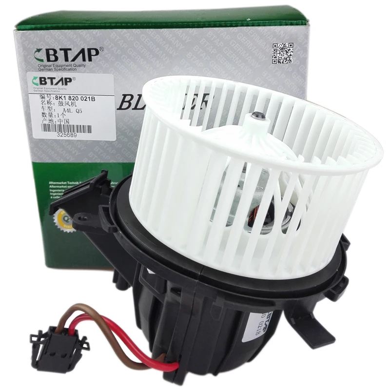 BTAP New Heater Blower Motor For Audi A4 A5 S5 Q5 B8 8K1 820 021 B 8K1820021B 8K1820021C 8K1 820 021 C Automatic HVAC 