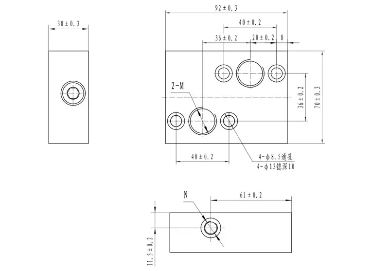 Válvula de lançadeira do motor SF-B-2 hidráulica de alta qualidade
