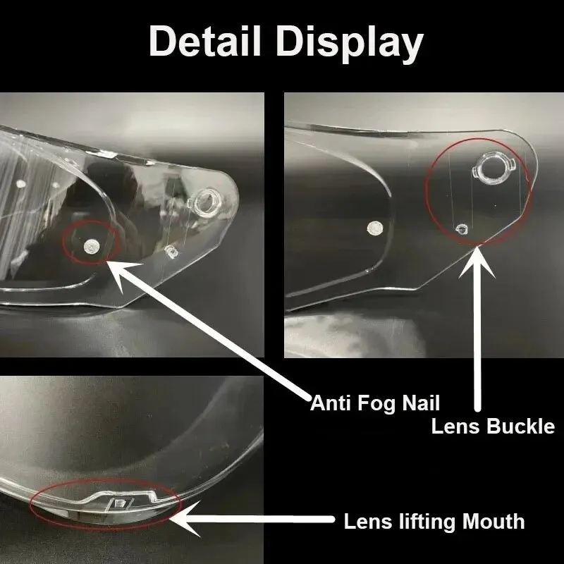 Casco for LS2 FF320 FF353 FF328 FF800  Helmet Visor Capacete De Moto Full Face Helmet Motorcycle Accessories Shield Lens