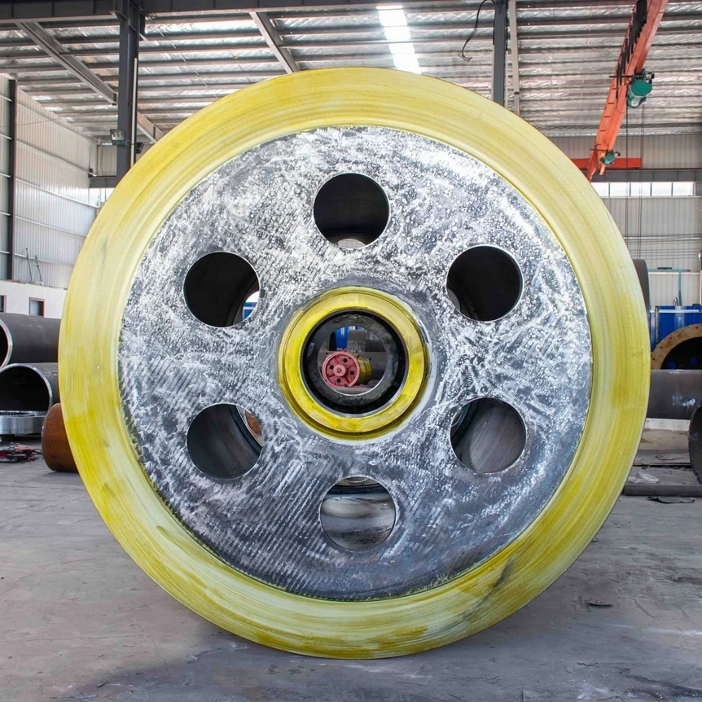 Durable Forged Industrial Steel Crane Rail Wheels For Travelling Train And Railway Wheels