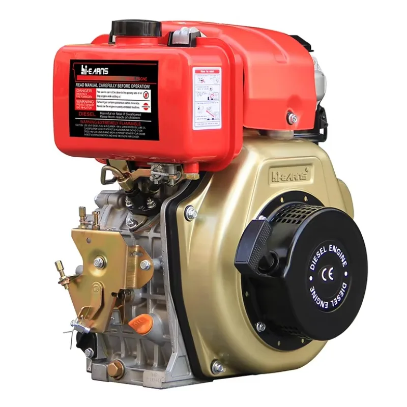 High Quality 296cc 3.3KW Air Cooled Vertical Conical 23mm G5 Single Cylinder Diesel Engine With EURO 5