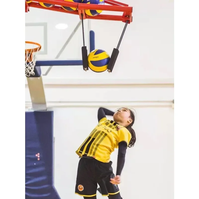 folding volleyball spike training positioner suitable for No. 4/5 volleyball, air row