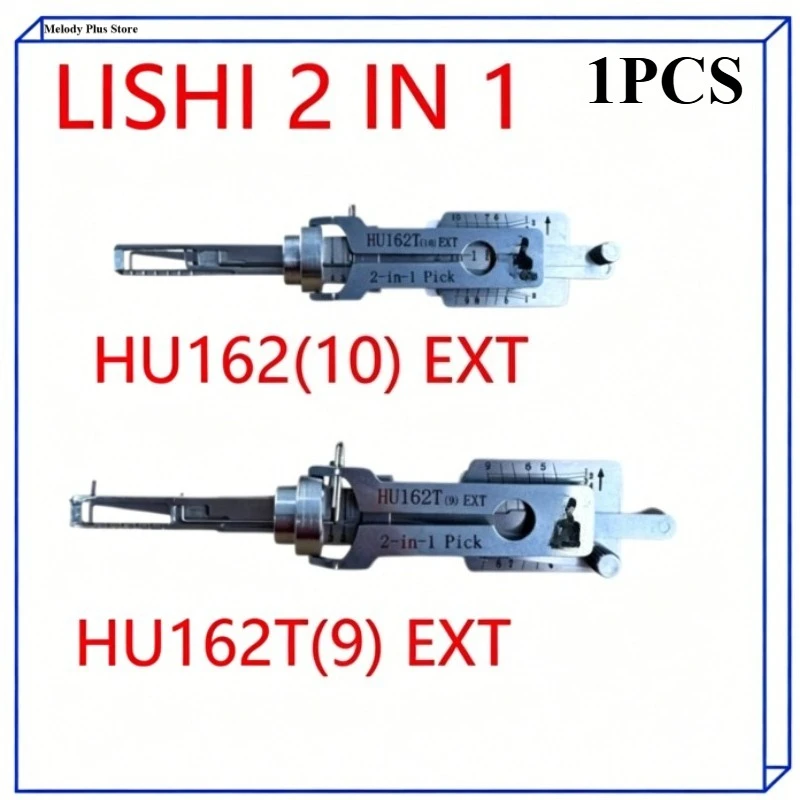 LISHI 2 IN 1 Ganzua HU162T(9) EXT HU162T(10) EXT LOCKSMITH TOOL for NEW for VW  for  Audi  for Skoda Porsche Key Way Entry Tool