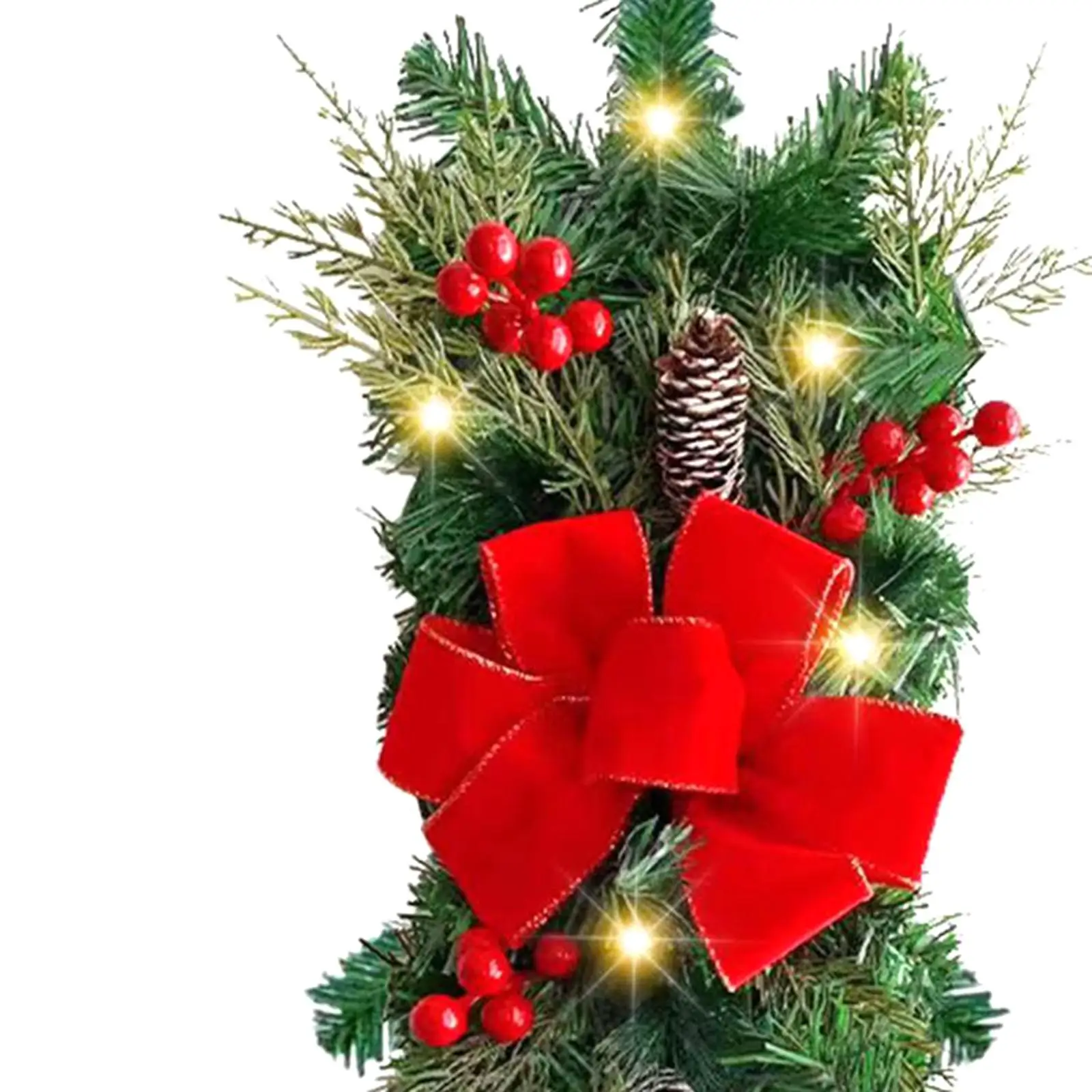 

Christmas Wreath Pendant with Light, Wall Christmas Wreath ,Christmas Staircase