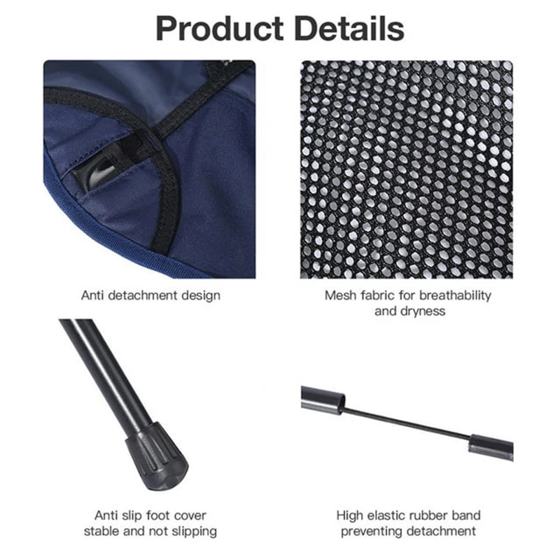 カスタムサイズ軽量折りたたみ式ポータブルムーンチェア（アウトドアキャンプ、ハイキング用）