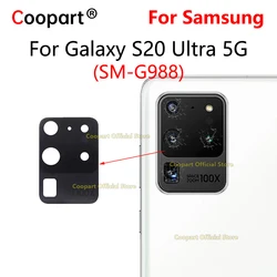 New Rear Back Camera Glass Lens For Samsung Galaxy S20 Ultra 5G SM-G988 Replacement With Adhesive Sticker