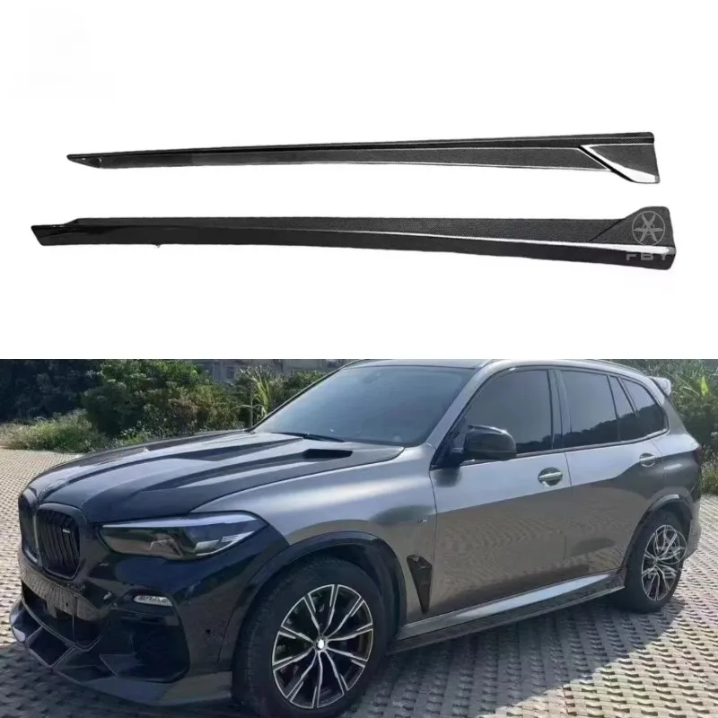 

High Quality LD Style Carbon Fiber Side Skirts for BMWs G05 X5 F95 X5M Auto Body Kit