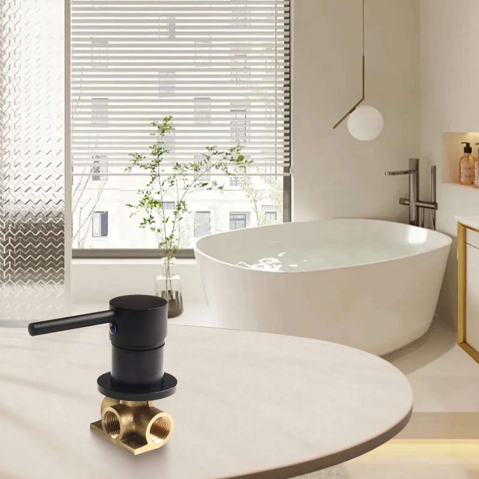 Bathroom Renovation Manual Mixer Valve Single Lever Valve Long lasting Performance Stylish Bathroom Decor Brass Construction