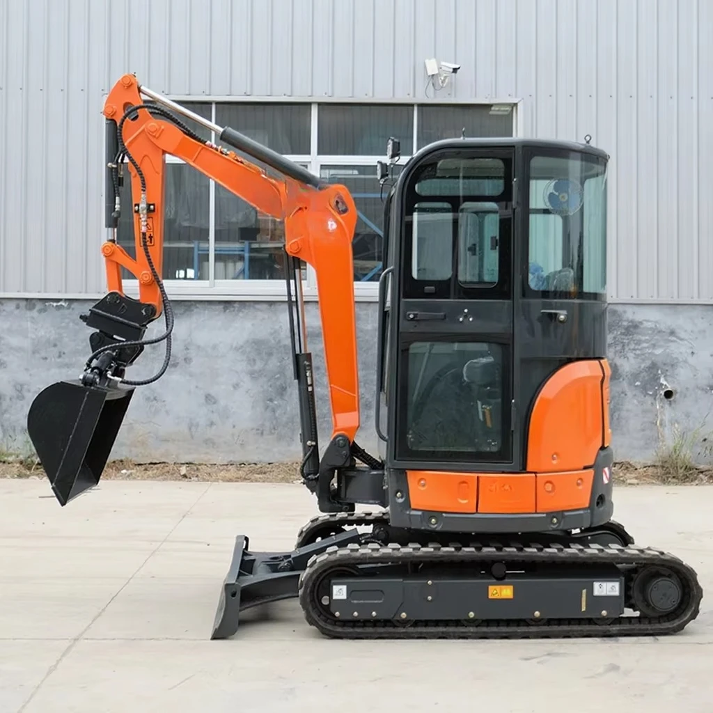 1TON 2 Ton 3Ton Small Hydraulic Digger Prices Garden Agriculture Crawler Mini Excavator