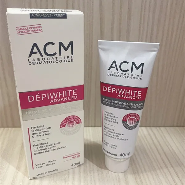 Francia ACM Crema de esencia iluminadora altamente eficaz, exfoliante, puntos negros difíciles, limpia profundamente los poros, cuidado de la piel