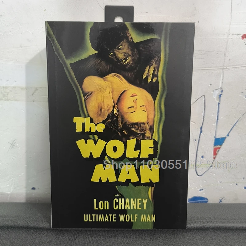 Neca The Black&White Wolf Man Lon Chaney Action Figure Anime Collectible Model Toy Dolls  Birthday Gifts