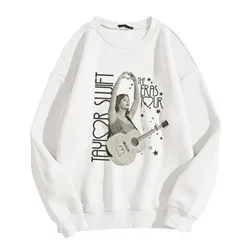 Cotton Hoodie Taylor Family Long Sleeve Crew Neck Casual Tour Hoodie Alt Super Sports Family Parent-Child Wear