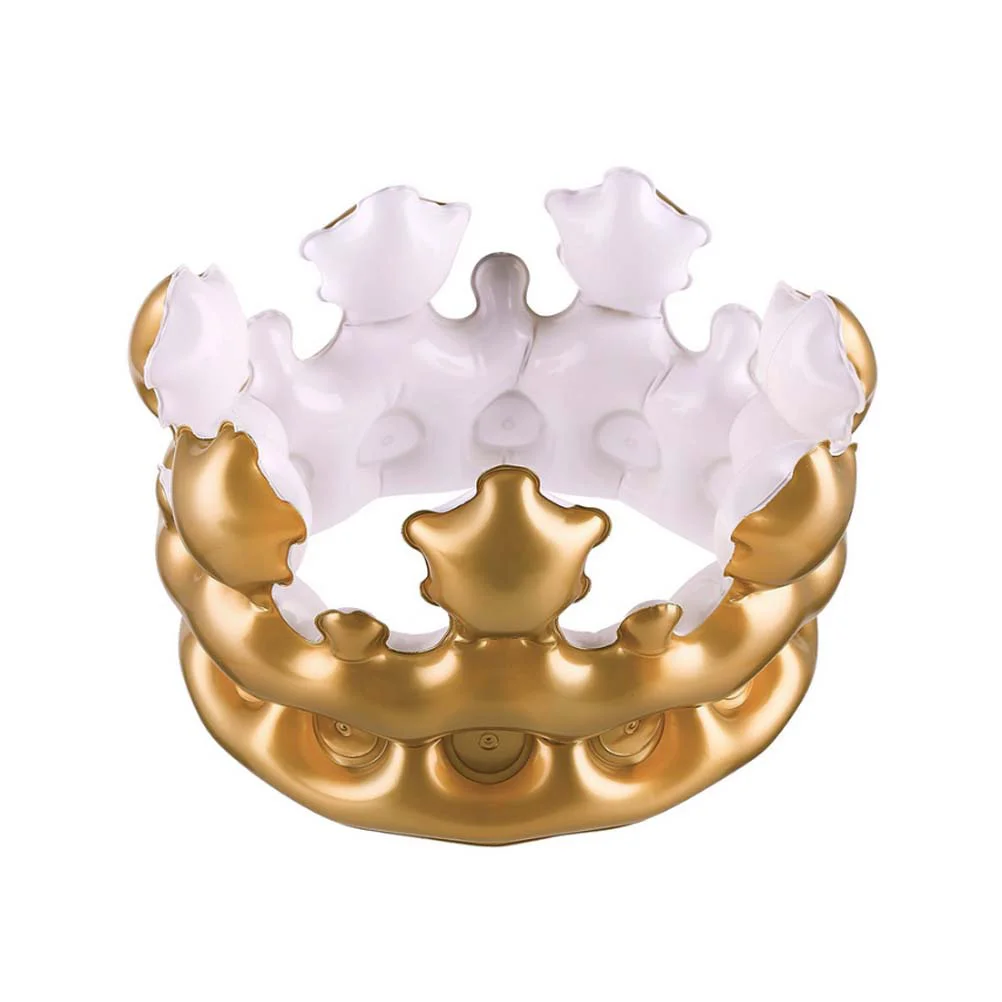 

Manual Inflatable Crown Carnival Costume Accessory Decorations Child Plaything Baby