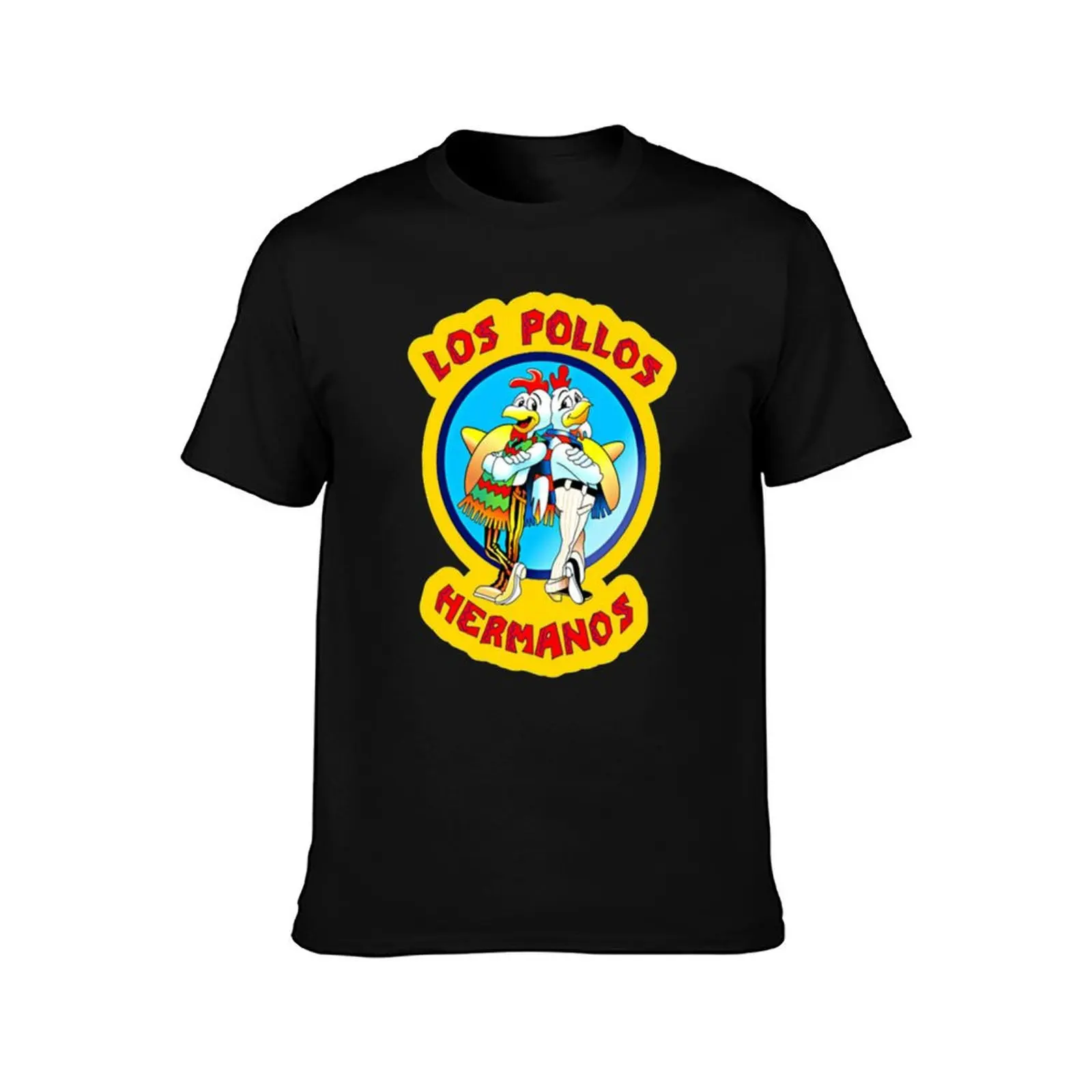 Los Pollos Hermanos T-Shirt Large Size Basic Casual T-Shirt