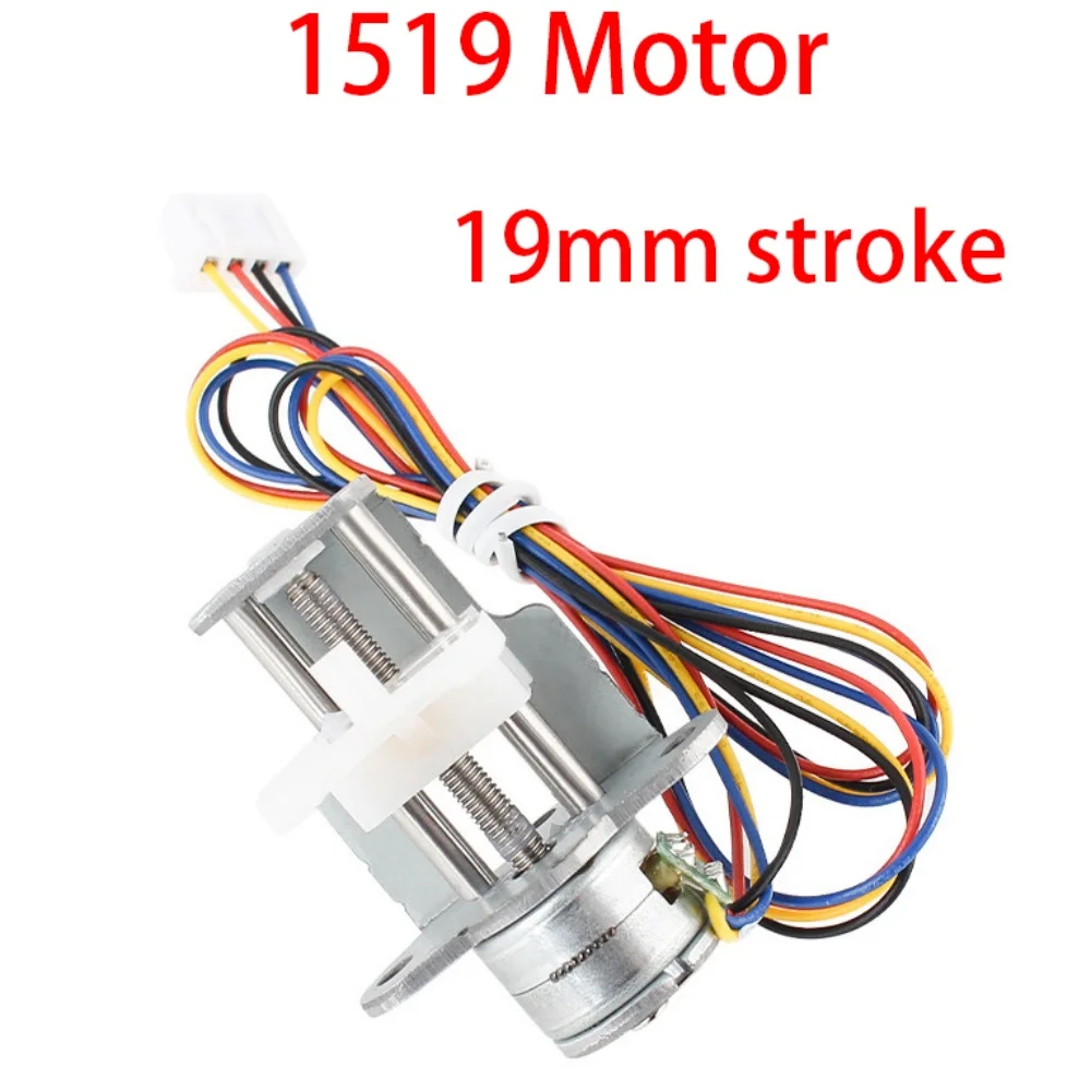 SM1519 19mm Stroke Linear Stepper Motor 2 Phase 4 Wire Screw Rod Linear Stepping Motor for Laser 3D Printer Machine Step Motor