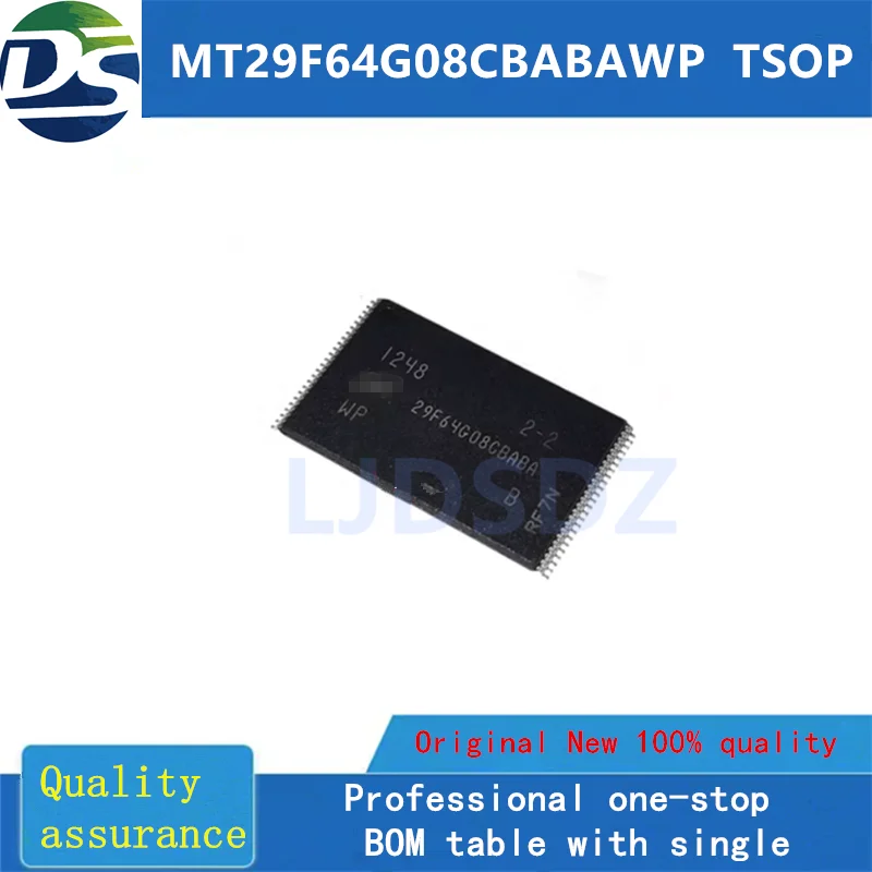 1 PÇS/LOTE   MT29F64G08CBABAWP TSOP NEW  IN  STOCK