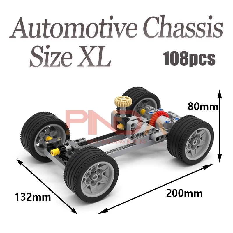 6-Leg Walking Spider Robot Model MOC DIY Electric Building Blocks Automobile Chassis Bricks Toy Compatible with Tarin