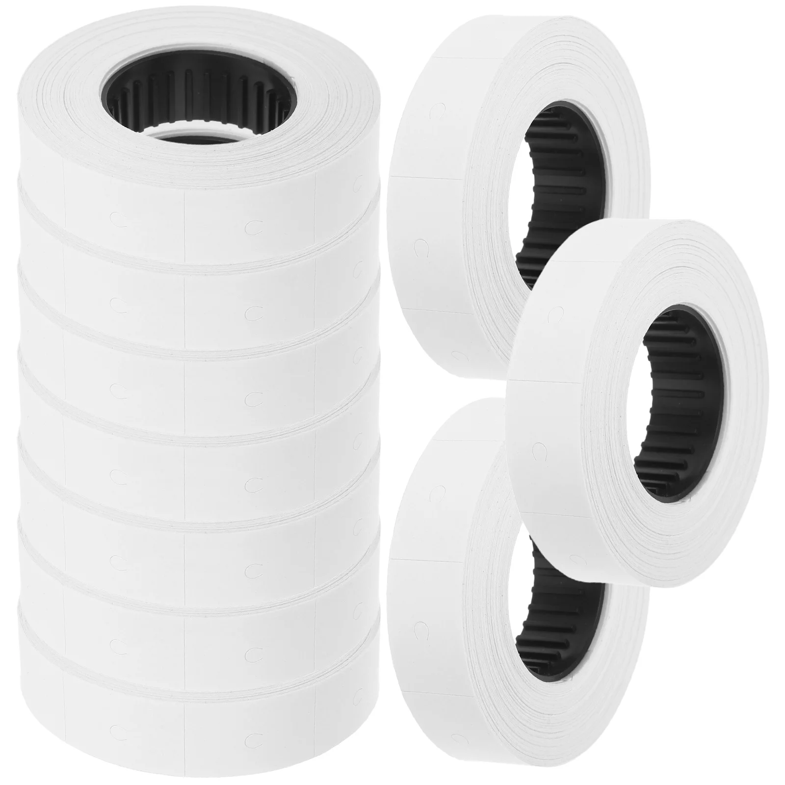

10 Rolls Price Tag Roll for Pricing Machine Sticker Labels Clear Print Quality Efficient Organization Files Folders