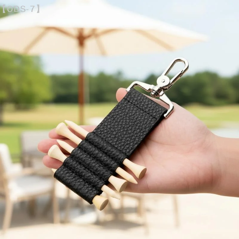 [ODS-7]Golf Ball Marker Storage Case Shockproof Lightweight Portable with Keychain Hook for Travel Golf Trip Golfer Gift【WO】