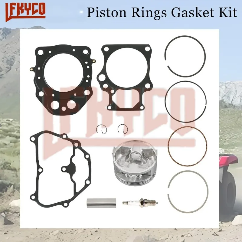 

Motorcycle 86.5mm Piston Gasket Kit Motor for Honda TRX 420 TRX420 Rancher Fourtrax 2007-2022 13101-HP5-600 12315-HP5-601 ATV