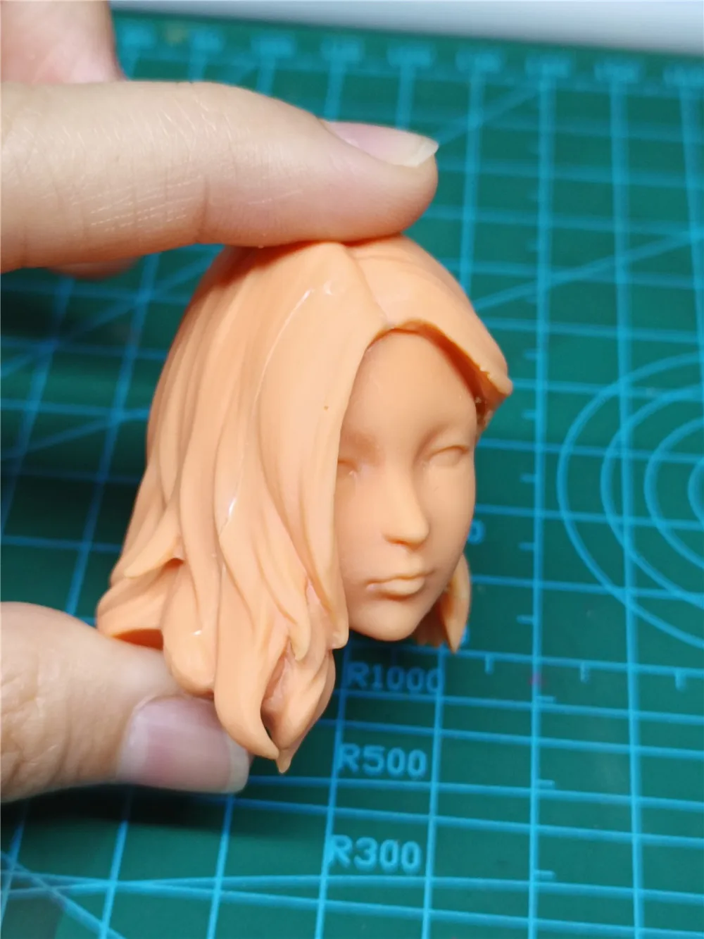 Unpainted 1/6 Scale Beauty Head Sculpt Model For 12 inch Action Figure Dolls Painting Exercise