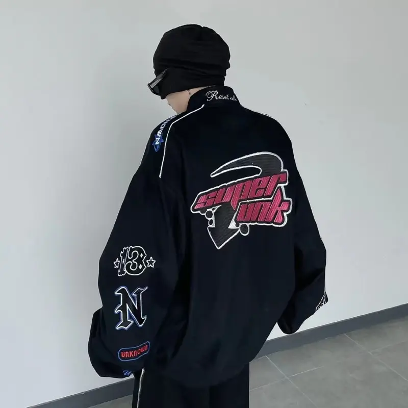 Y2K كنزات نسائية كلاسيكية مطبوعة ملابس الشارع الكورية Harajuku Sle مريحة تناسب هوديس لموسم الخريف #4