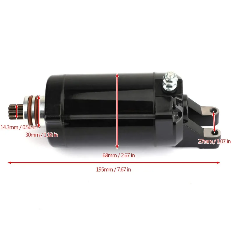 Starter Motor for Can-Am Sea Doo Spark 2 Up / 3 Up 900 Rotax 2014-2019 ACE 14-19 Replace OEM:420893830 420892426