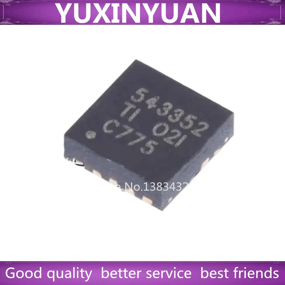 

The TPS54335-2ADRCR silk-screened 543352 VSON10 package switching regulator chip is of good quality
