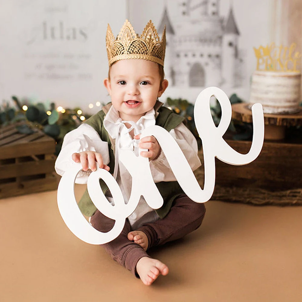 

Baby Kids Art Wooden Sign Birthday Party Letter Decoration home Decoration for kids room Wall Art Decor