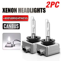 2 uds D1S D3S D2S D4S bombilla de faro de xenón hid bi-xenón lente de proyector bombillas de coche de repuesto 35W lámpara 6000K 8000K lámpara automática 12V