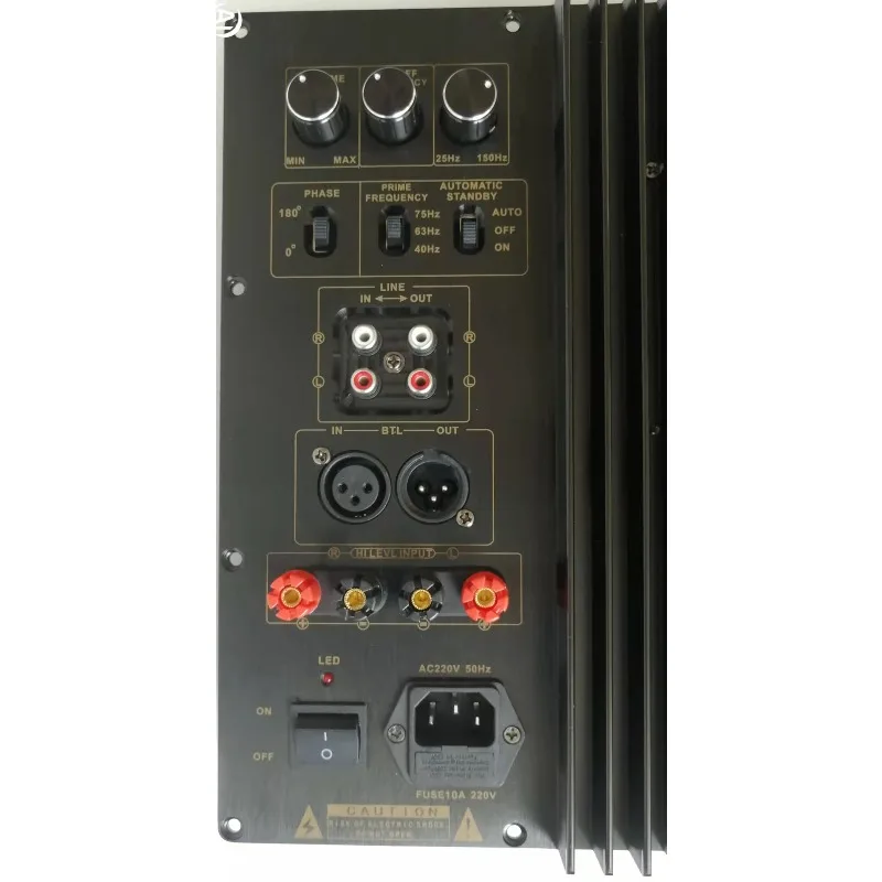 Subwoofer power amplifier board 300W-600W bass power amplifier, home theater subwoofer pure bass power amplifier