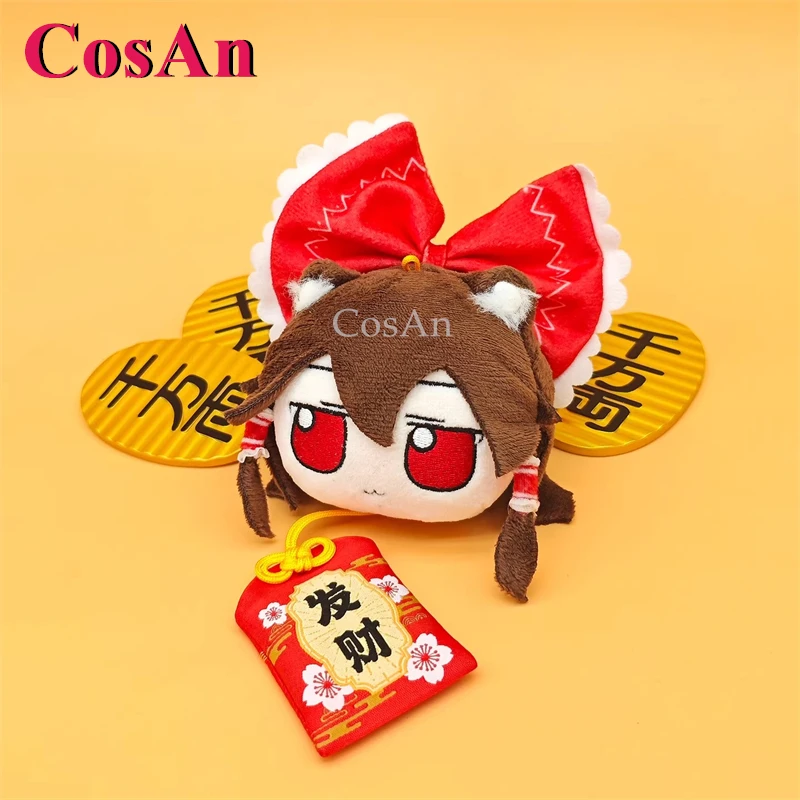 

CosAn Game TouHou Project Hakurei Reimu Fumo Cosplay Fashion Pray Amulet Pendant Muppet Doll Lovely School Bag Pendant Hot Sell