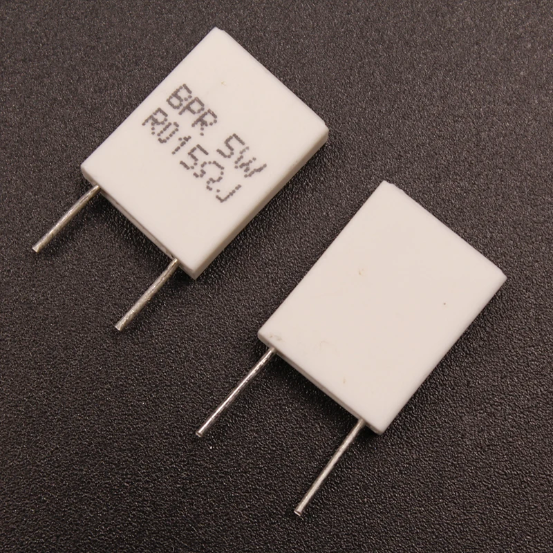 10pcs MPR resistor 5W 0.01R 0.5R 0.068R 0.015R 0.22R 0.47R 0.25 ohms 0.015 non-inductive ceramic cement resistor