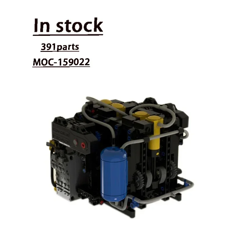 

MOC-159022Stable Compressor with High Flow Rate Can Be Used for Model Building Block Model391parts Toys Gift with Many Cylinders