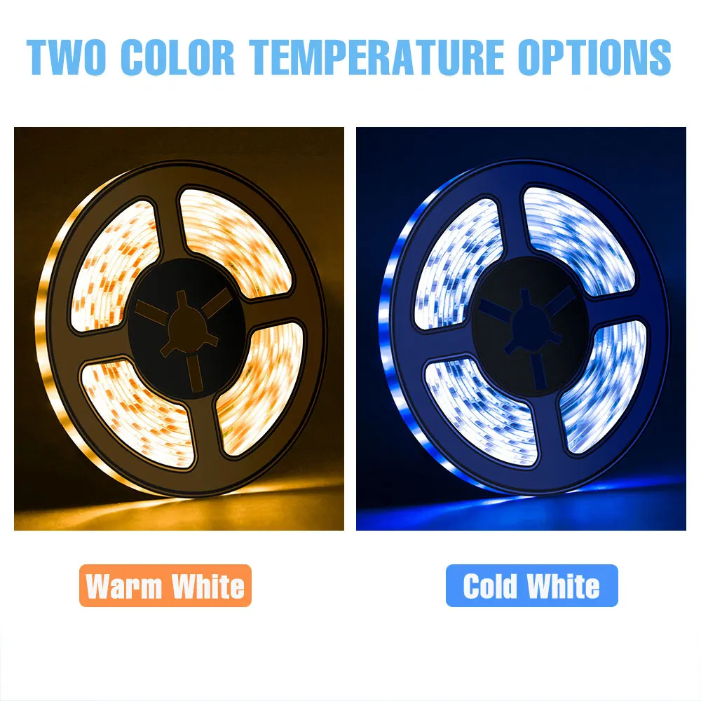 LED Strip Light PIR Motion Sensor Auto‑On Off Flexible Tape Lamp Waterproof For Closet Stair Cabinet Corridor Home Decoration