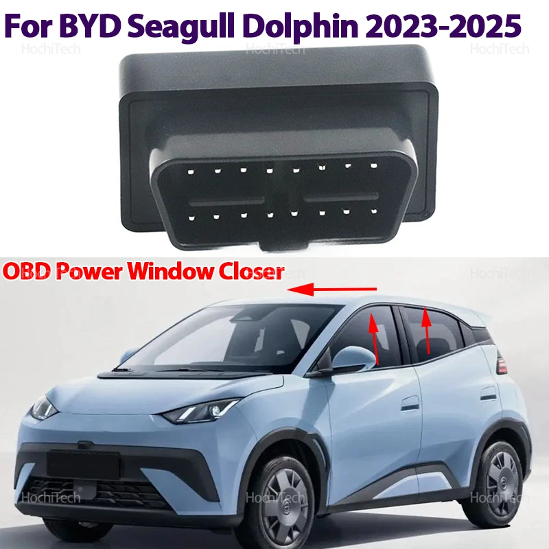 Car Window Closer for BYD Seagull Atto 1 Dolphin EA1 EM2E 2023 2024 2025 Auto Power OBD Intelligent Window Closing Remote Module