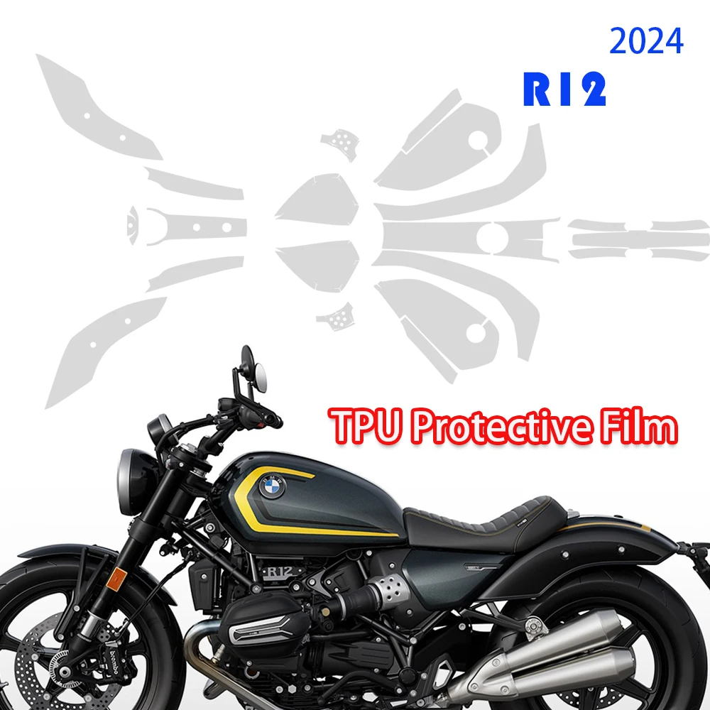 

PPF TPU For BMW R12 2024 Paint Protective Film R 12 Motorcycle GLOSSY MATTE Transparent Protection Film BodyKIT STICKERS