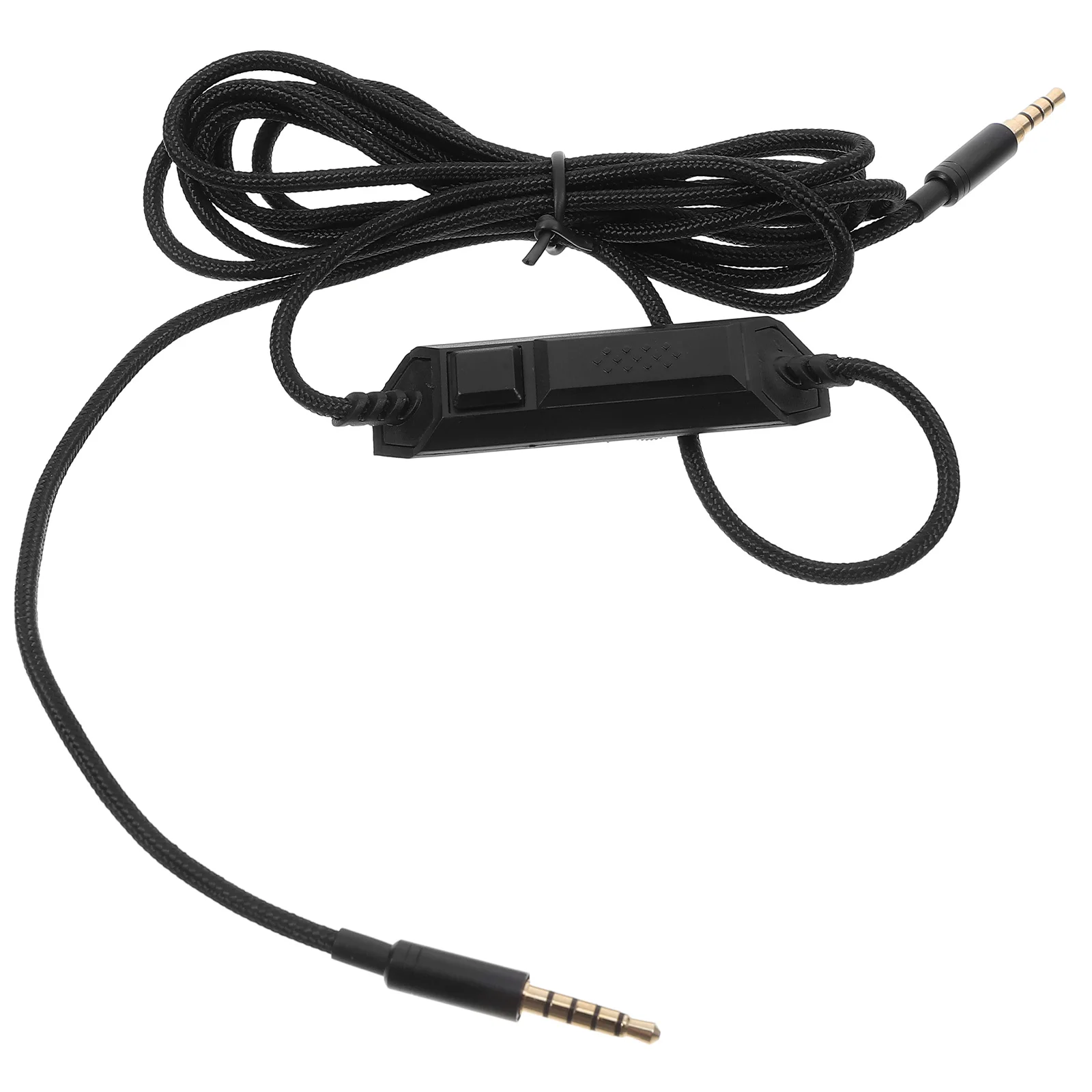 

Gaming Headphone Audio Cable 2M Inline Mute Aux Replacement Cord for Headsets Essential Accessories