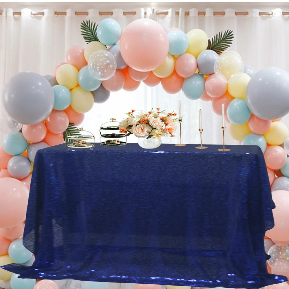 

120x180cm Glitter Sequin Tablecloth For Wedding Party Decoration Sparkly Restaurant Table Cover For Christmas Birthday Supplies