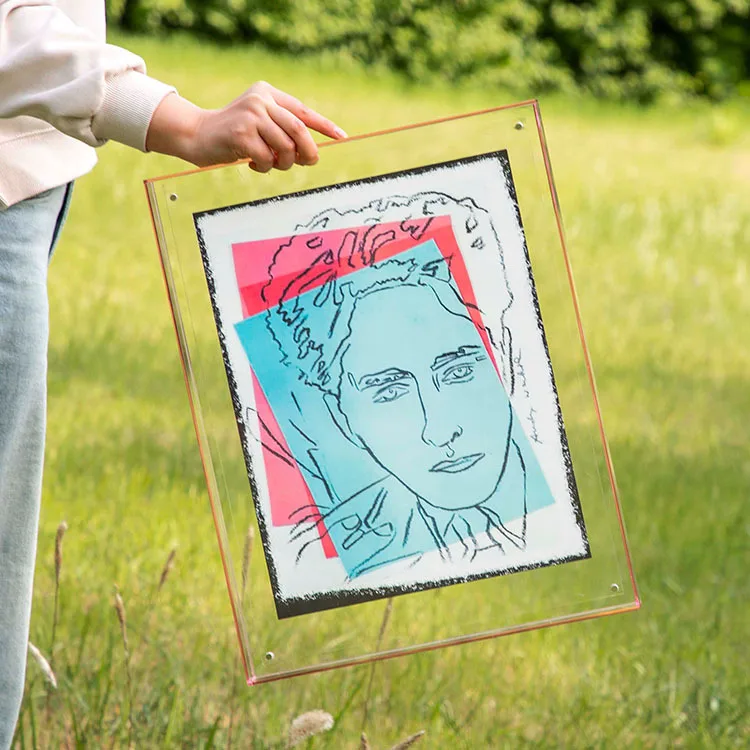 A4 21X29CM Acrylic Transparent Photo Frame Personalized Character Comic Diy Poster Frame Mounted Wall Hanging Double-sided Frame