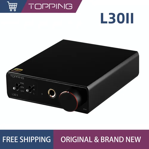TOPPING L30 II l30ii Amp 6,35 MM NFCA 3 ajustes de ganancia de pasos amplificador de auriculares HiFi RCA preamplificador de alta resolución L30 2 para E30 DAC