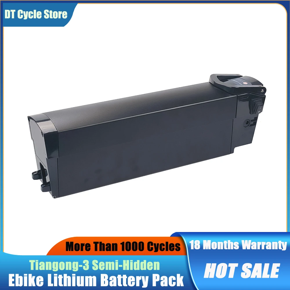 

Lithium-ion Battery Pack for Electric Bikes, Replacement, 48V, 10Ah, 14Ah, 672Wh, for 750W, QuietKat Bandit