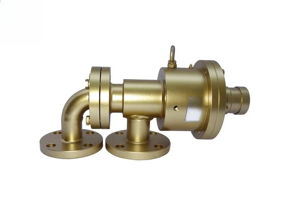 High Temperature Brass Rotary Joint for Hot Oil Deublin Flange Union Low Pressure Casting Technique