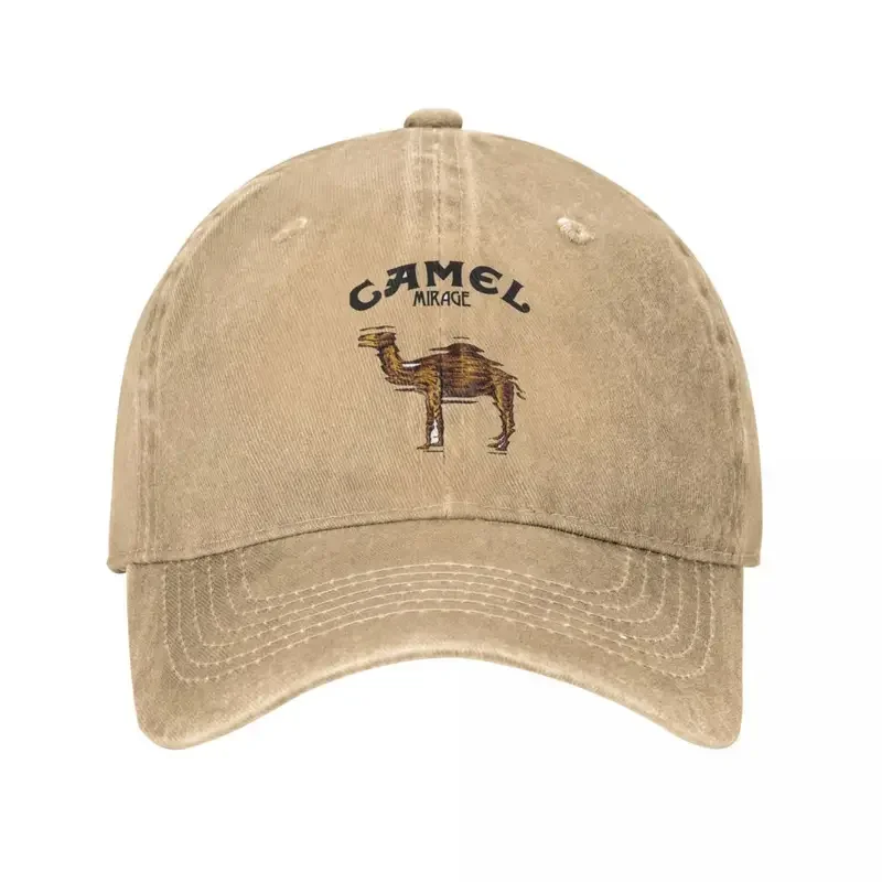 Y2K Camels Mirage Cap Cigarette Street Style Unisex Washed Hip Hop Hats High Quality Custom Running Baseball Caps Gift