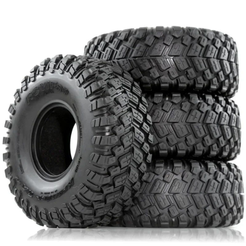 

4PCS 1.9" Rubber Voodoo KLR Wheel Tires 116*45mm for 1:10 RC Crawler Axial SCX10 D90 TF2 MST Tamiya