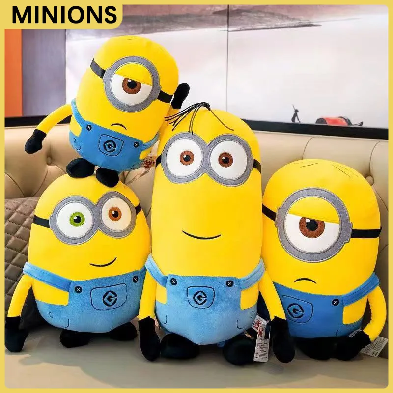 Cartoon Minions Plush Dolls 30CM Minions Stuart Kevin Bob Plush Stuffed Toys Pillow Plushie Ornaments Christmas Gifts for Kids