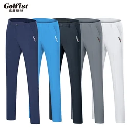 Golfist Golf Men's Summer Sports Pants Breathable Quick Dry Elastic Trouser Slim Fit Trousers Golf Tennis Sports Trousers