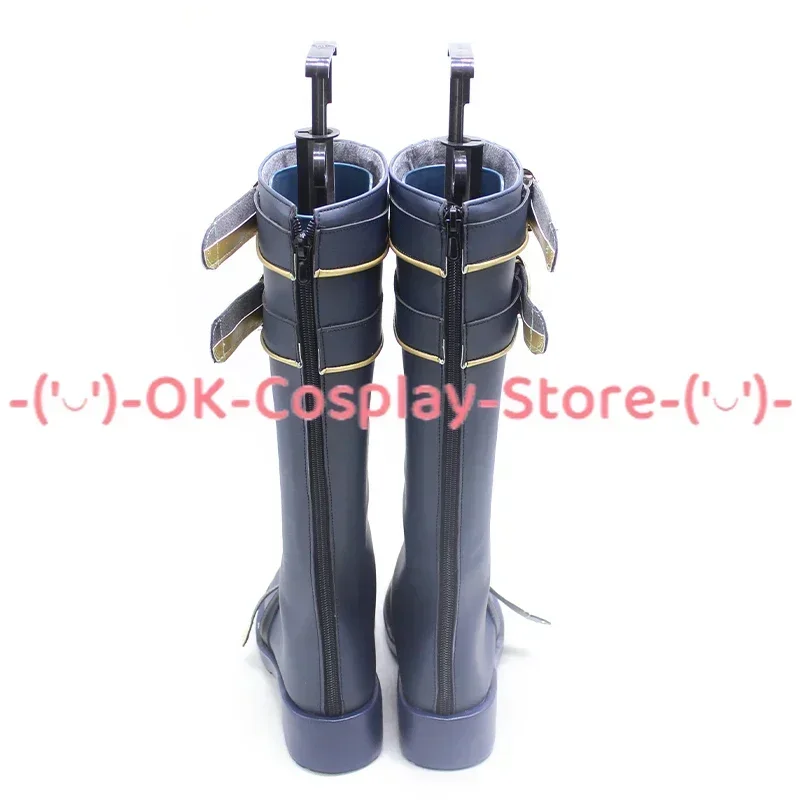 [Angepasst] Sorasaki Hina Cosplay Schuhe Spiel Blau Archiv Anime Roleplay Prop Halloween Karneval Urlaub Party PU Leder Stiefel