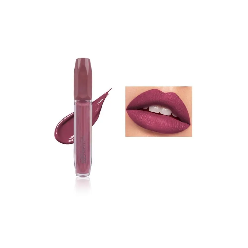 Waterdichte Nude Matte Vloeibare Lippenstift Langdurige Hydraterende Zijdezachte Fluwelen Lippenstift Antiaanbakbeker Glad